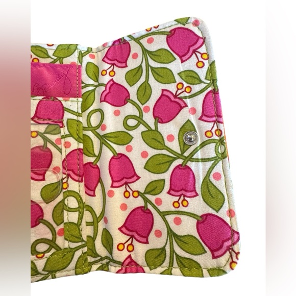 Vera Bradley Brightly Tulip Patterned Wallet - Picture 6 of 10